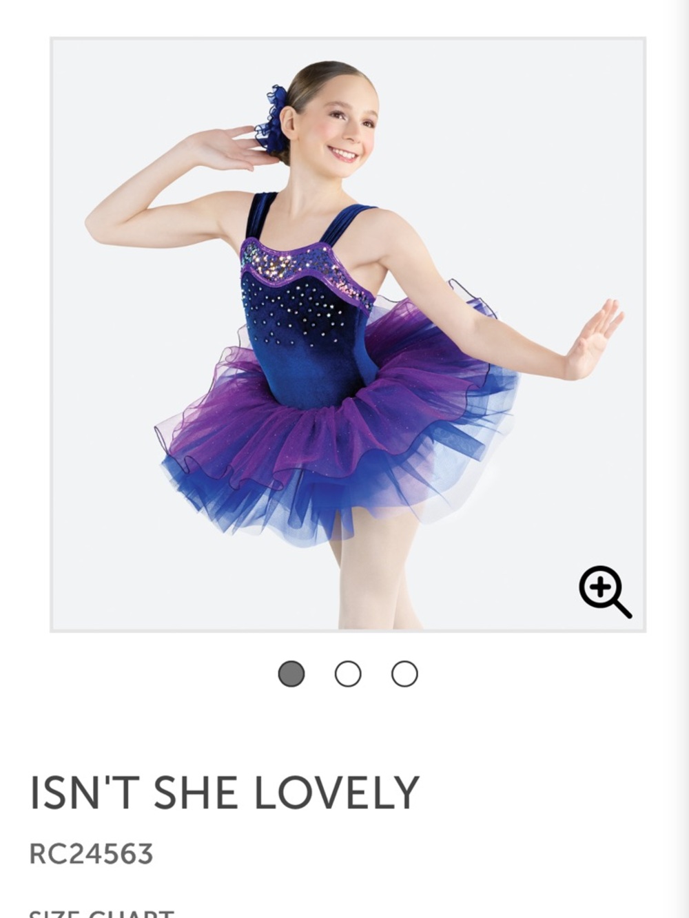 Tutu Dance Costume “isn’t she lovely” (Revolution Dancewear) size small adult
